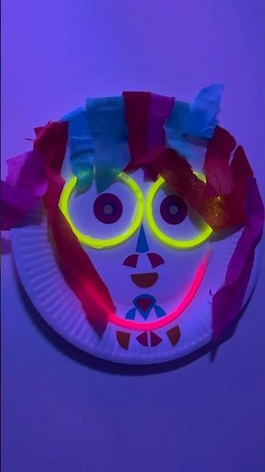 Idée décoration activité Halloween avec assiette en carton 🎃