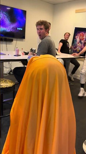 BABY RAiNBOW GHOST!! Sneaky Adley spooks the space station friends at work!! #shorts