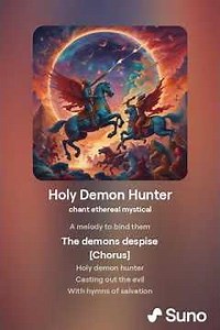 Crusader of God - Holy Demon Hunter (Version 1) (Exorcist Chant | Suno AI) #demon #demons #exorcism
