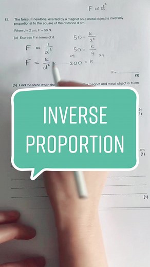 Mastering Inverse Proportion in GCSE Maths