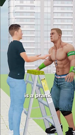 Invisible Ladder Prank 🤯