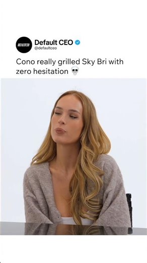 Cono really GRILLED Sky Bri with zero hesitation 😳 #cono #skybri
