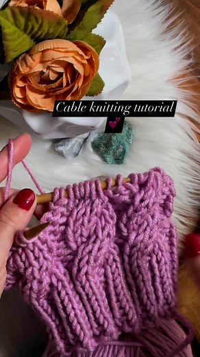 4.8K views · 42 reactions | Cable knitting tutorial #cableknitting#knitting#modernknitting#knitters | JANA • Rosehip Lane | Facebook