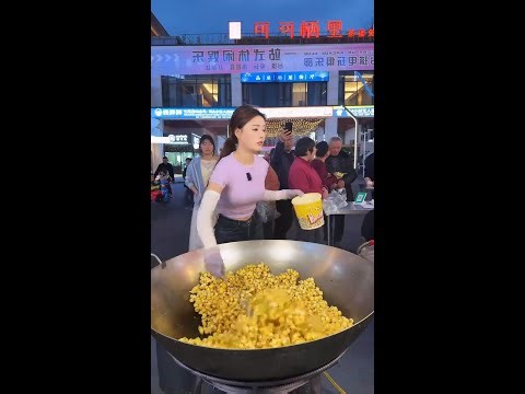This Isn’t Movie Theater Popcorn 😳🍿 LIVE Street Stall in China