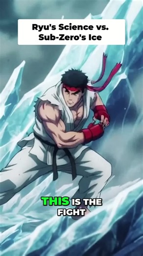 Science vs. Magic in a brutal fight! Sub-Zero's ice vs. Ryu's ki - who wins when thermodynamics meet superpowers? #FighterAnalysis #GamingScience #SuperpowerShowdown #MortalKombat #StreetFighter #WhatIf