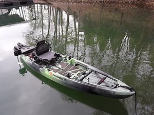Dual Trolling Motor Thrusters with Wireless Controller Kayak Field Test