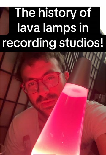 A customer just told me a theory about lava lamps in recording studios... | Lava Lamp