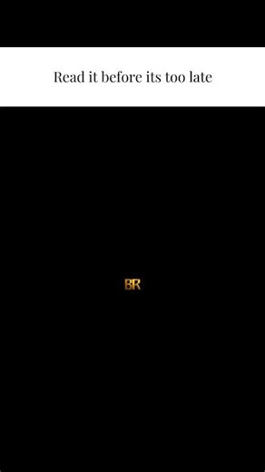 Read it before it's late!