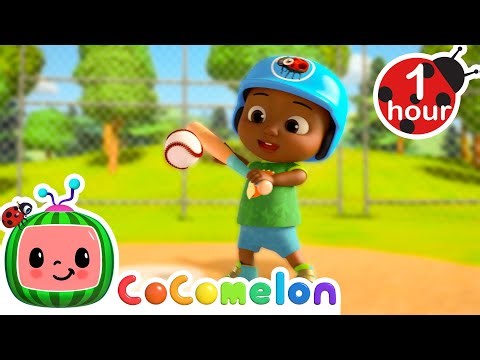 🏀Outside Games and Fun For 1 Hour!⚾️😄 | CoComelon | Moonbug Kids Girly Cartoons and Nursery Rhymes