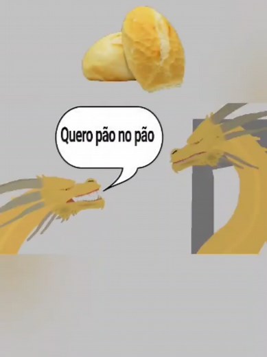 Ghidorah e seu Pão em Pão: um Meme Divertido