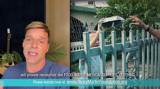 We need your help! www.RickyMartinFoundation.org #Fiona #FuerzaPR ¡Necesitamos tu ayuda! www.RickyMartinFoundation.org #Fiona #FuerzaPR Ricky Martin Foundation SER de Puerto Rico Waves Ahead Puerto Rico World Central Kitchen | Ricky Martin