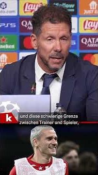 Applause in the hall: Simeone addresses Griezmann with emotional words #shorts