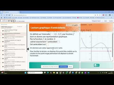 lecture graphique d'antécédent Labomep