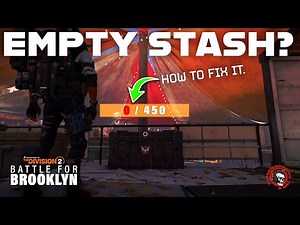 How to Fix The Stash Bug - The Division 2 Battle for Brooklyn DLC