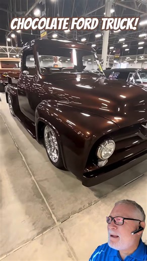 Chocolate Ford Truck #shorts #classic Ford #truck #chocolate #brown #automobile #beautiful