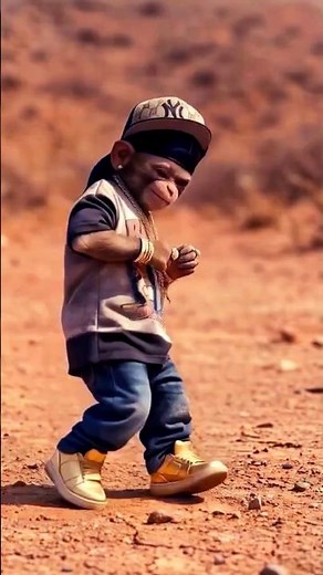 Ai animation monkey dance video #monkey #3danimation #funny #animallife #dance