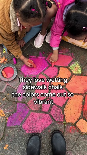 Vibrant Sidewalk Chalk Art for Homeschooling Fun