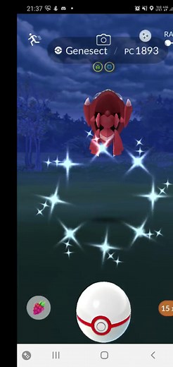 Calling Shiny Genesect in Pokémon GO!