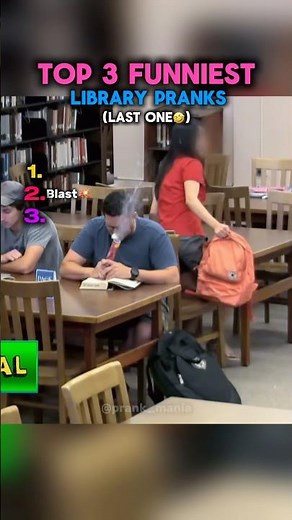 Top 3 FUNNIEST Library Pranks #funny #impracticaljokers #prank