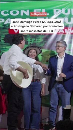 Domingo Pérez QUERELLARÁ a ROSANGELLA BARBARÁN por acusación sobre MASCOTAS de PPK | #LR