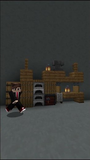 Simple Furnace Area for Your Minecraft World | #minecraft #minecraftbuilds