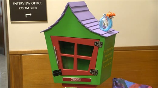 Dr. Seuss themed 'Little Library' added to Monroe County Hall of Justice
