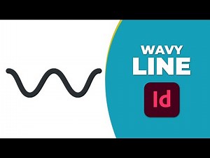 How to make a wavy line in InDesign