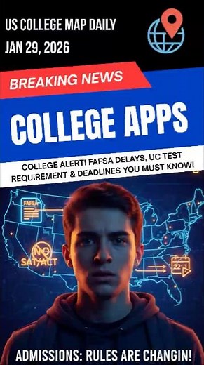 U.S. College Map Daily: 🚨 AFSA, UC, DEADLINES You MUST Know! #collegeadmissions #collegeapplication
