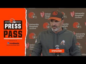 Browns vs. Steelers Live Post Game Press Conference | Cleveland Browns