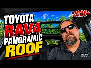 2026 Toyota Rav4 A look at the Panoramic sunroof