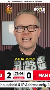WHAT A WIN! 🥳 Watch Goldbridge's reaction to all the goals and moments as Man United HAMMER Man City! - Powered by BoyleSports , #Ad, 18 , http://gambleaware.org, http://gamblingcare.ie, T&Cs apply. | The United Stand