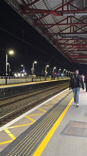 Sir Nigel Gresley A4 Pacific 60007 again this time travelling south through Grantham this evening LNER Azuma 1D25 on its way to Leeds ) | Dave Moscrop