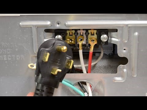 How To Change A Dryer Cord - Changing a 3-Prong to a 4-Prong Plug