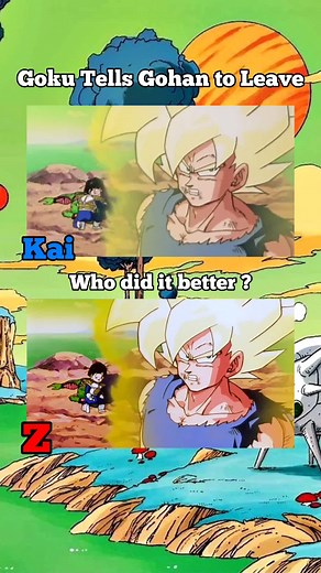 Goku Tells Gohan to Leave Without Him