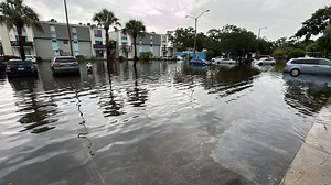 Heavy rains produce flooding in Clearwater