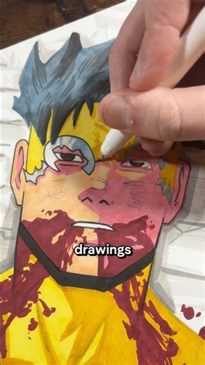 How I Colour With Alcohol Markers! #arttutorial #shorts