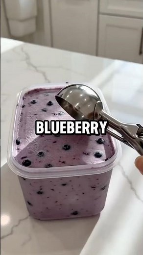 Healthy Blueberry Ice Cream (Only 5 Simple Ingredients!)