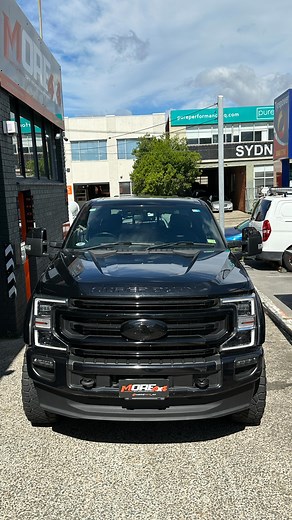 This beautiful blacked out #Ford #F350 came to the shop with some handling issues so we went underneath to take a look at it… and found quite a few surprises 👀🤘🏻 . #fordf350 #superduty #f350superduty #fordsuperduty #fordf350superduty #diesel #more4x4 #brookvale | MORE 4x4