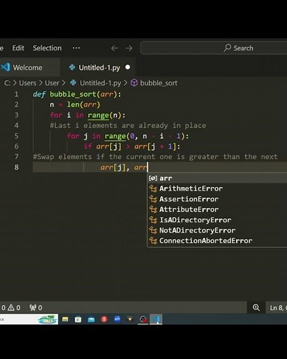 Bubble Sort in Python: Quick Sorting Guide – Shorts