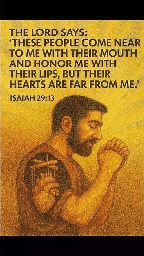 “Lip Service vs. True Faith – What Isaiah 29:13 Reveals”
