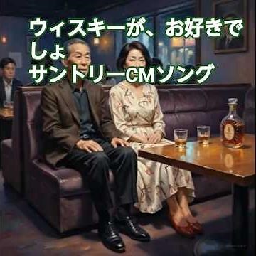 昭和な世界 シニア アニメ ウイスキーが、お好きでしょ サントリーCMソング SAYURI #昭和歌謡曲