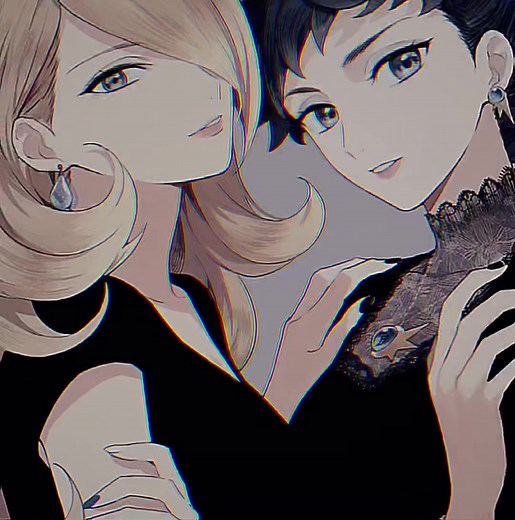 Edición Fanart de Cynthia y Diantha en Pokémon