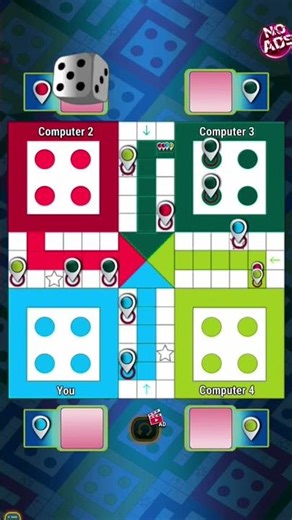 Ludo king playing tricks for computer game in classic mode #ludolads #ludo #game #shorts