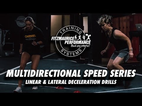 Linear & Lateral Deceleration Drills | MULTIDIRECTIONAL SPEED SERIES