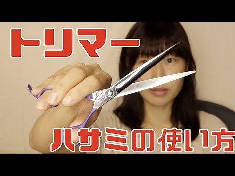 【トリマー・トリミング】ハサミの使い方・持ち方・練習・お手入れ方法