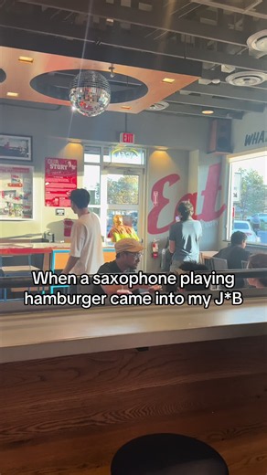 When a Saxophone-Playing Hamburger Came into My Job – Saxline Clip