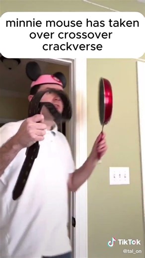 minnie mouse has taken over crossover crackverse