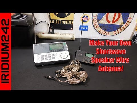 Make Your Own Shortwave Speaker Wire Antenna!