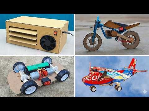 4 Amazing DIY Motor Projects You Can Make at Home! 🔥
