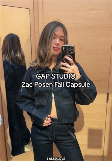 Trying on the new Zac Posen Gap Studio Fall Capsule collection @Gap It’s giving high fashion construction/high fashion gorp core. #GapPartner
